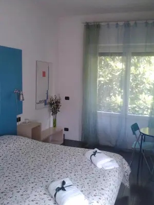 Letto o letti in una camera di B&B Verdeblu