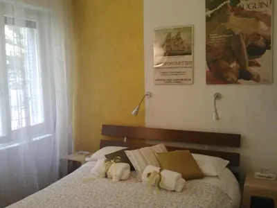 Letto o letti in una camera di B&B Verdeblu