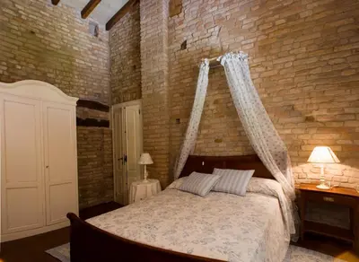Letto o letti in una camera di Hospitale I Mori