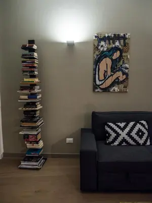 Biblioteca nell'appartamento