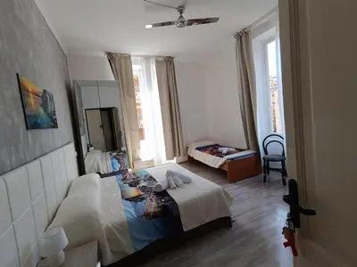 Letto o letti in una camera di Eden Hotel