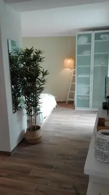 Letto o letti in una camera di Casa Ofelia