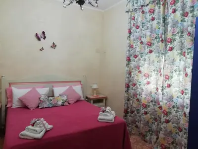 Letto o letti in una camera di Affittacamere Da Carla