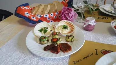 Cibo presso l'agriturismo o nelle vicinanze
