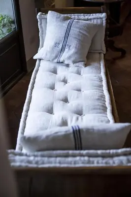 Letto o letti in una camera di Villino di Porporano
