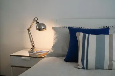 Letto o letti in una camera di Casa Lorelei