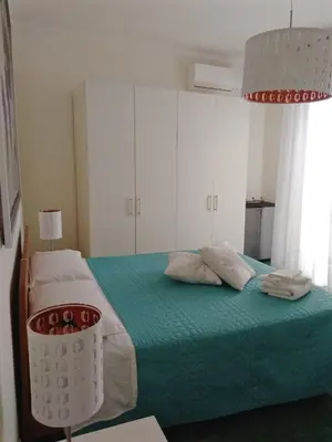 Letto o letti in una camera di La Casa di Letizia