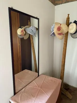 Letto o letti in una camera di Torre Colombaia