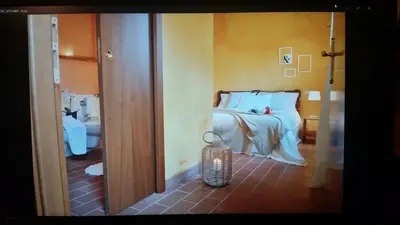 Letto o letti in una camera di La cascina di Anna