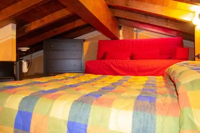 Letto o letti in una camera di L'Angolo Di Verlano