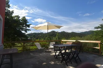 Paesaggio naturale nelle vicinanze della casa vacanze