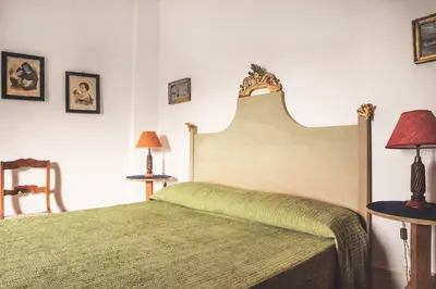 Letto o letti in una camera di Castello Malaspina di Fosdinovo