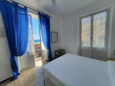 Letto o letti in una camera di Hotel Zoagli