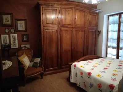 Letto o letti in una camera di Il Giardino Nascosto