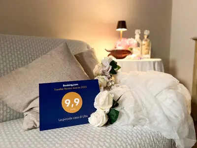 Letto o letti in una camera di La piccola casa di Ubs