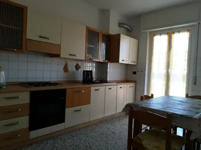 Cucina o angolo cottura di Via della Chiusa 101