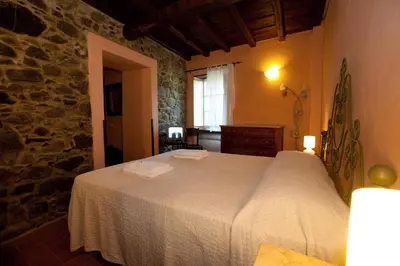 Letto o letti in una camera di Il Nido nella Bionda