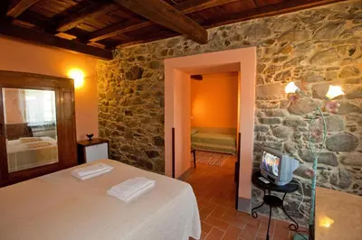 Letto o letti in una camera di Il Nido nella Bionda
