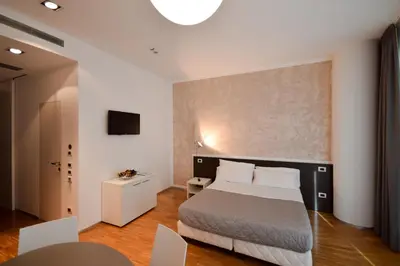 Letto o letti in una camera di Hotel Mantova Residence
