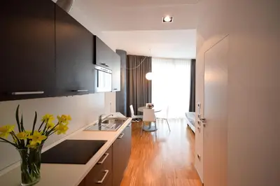 Cucina o angolo cottura di Hotel Mantova Residence