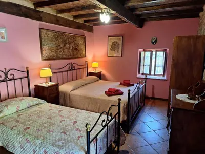 Letto o letti in una camera di Agriturismo Ristoro del Cavaliere