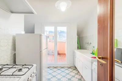 Cucina o angolo cottura di Attico spazioso e con Vista, Levanto
