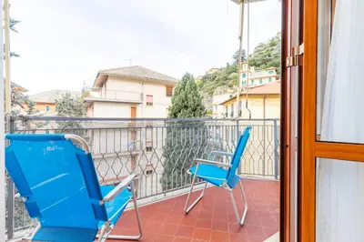 Balcone o terrazza di Accogliente appartamento a 100m dal mare, Levanto