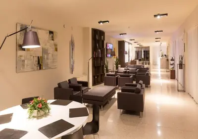 Area soggiorno di Boiardo Hotel