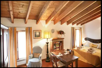 Area soggiorno di Cantarelli Bed and breakfast