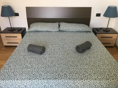 Letto o letti in una camera di VILLA DEGLI ULIVI