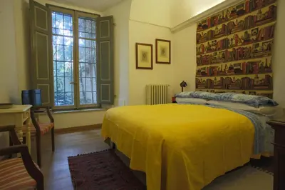 Letto o letti in una camera di Two rooms apartment in Palazzo Malaspina