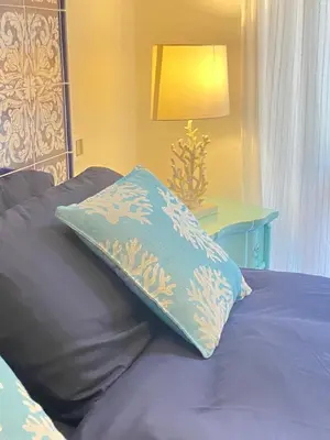 Letto o letti in una camera di Casa Maria