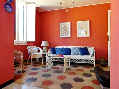 Area soggiorno di Appartamento signorile in villa!
