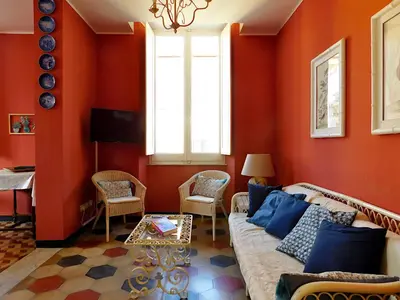 Area soggiorno di Appartamento signorile in villa!