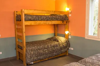 Letto o letti in una camera di B&B Bortolino