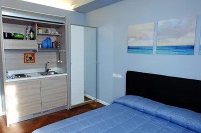 Cucina o angolo cottura di MONOLOCALE VICINO MILANO 2