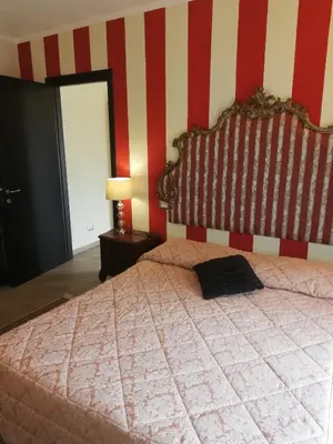 Letto o letti in una camera di B&B Al Calcandola