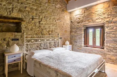Letto o letti in una camera di Agriturismo Il Salice