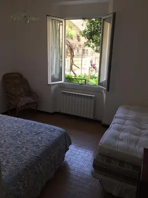 Letto o letti in una camera di A un passo dalle 5 Terre