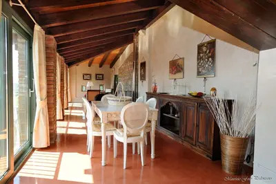 Cucina o angolo cottura di Relais La Colombara Spa & Wellness