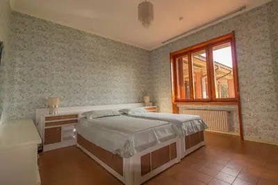 Letto o letti in una camera di Agriturismo i Quercioli