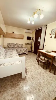 Area soggiorno di casa vacanza sogni d'oro