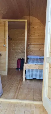 Letto o letti in una camera di Agriturismo Fattoria didattica Il Macereto