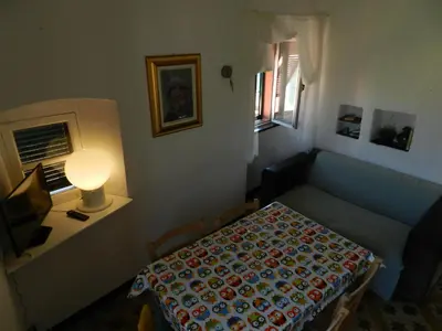 Letto o letti in una camera di Trilocale in dimora tipica