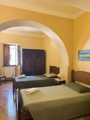 Letto o letti in una camera di Convento del Carmine 4