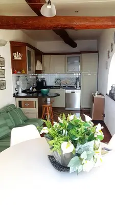 Cucina o angolo cottura di Zoagli, the house of the sun
