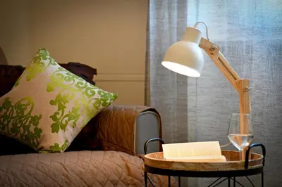 Letto o letti in una camera di Casa Centro