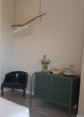 Letto o letti in una camera di Corte castella