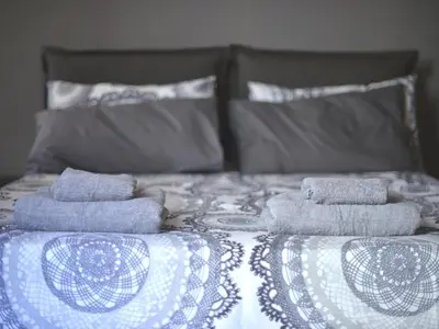Letto o letti in una camera di Appartamento Fontana