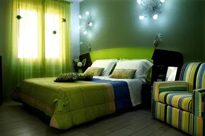 Letto o letti in una camera di Marvit Affittacamere